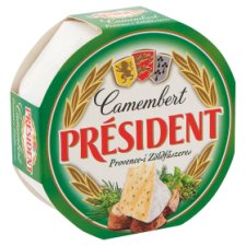 Président provence-i zöldfűszeres camembert 120 g