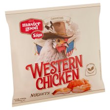 Sága Western Chicken Nuggets Quick-Frozen Pre-Fried Chicken Breast Meat 600 g