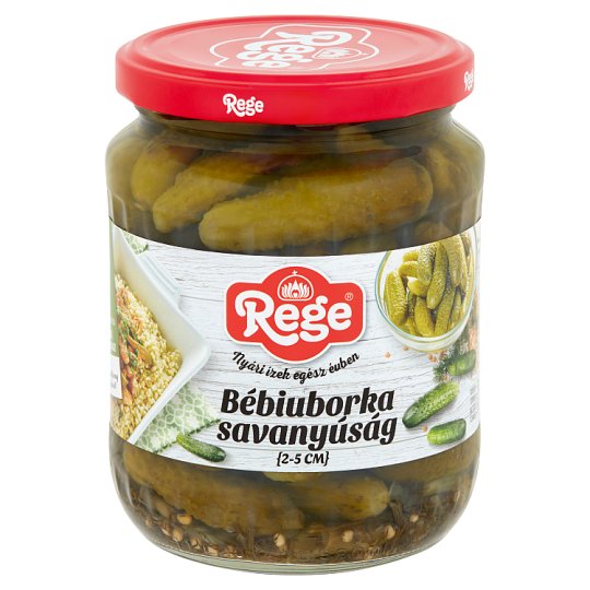 Rege bébiuborka savanyúság 2-5 cm 560 g