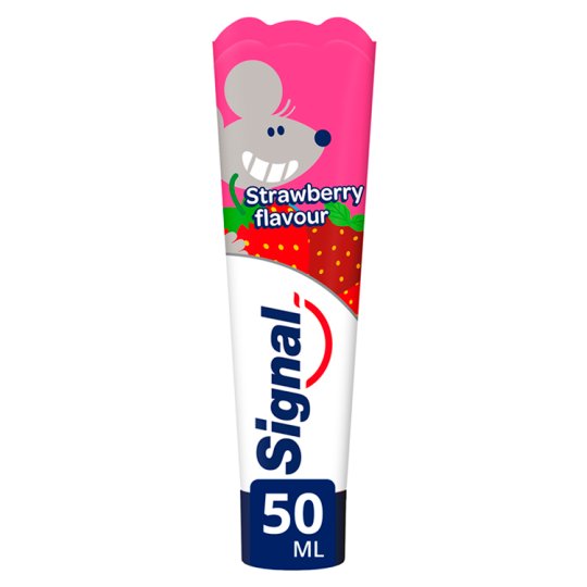 Signal Kids Strawberry Flavour fogkrém gyerekeknek 2-6 éves korig 50 ml