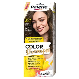 Schwarzkopf Palette Color Shampoo hajszínező 5-0 középbarna (221)