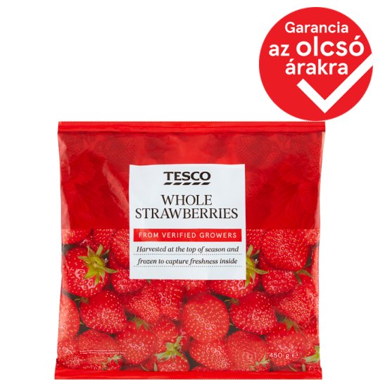 Tesco gyorsfagyasztott eper 450 g