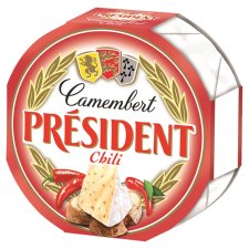 Président Camembert chilis zsírdús lágy sajt 120 g