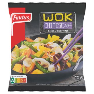 Findus Wok Chinese gyorsfagyasztott enyhén fűszerezett wok zöldségkeverék 325 g