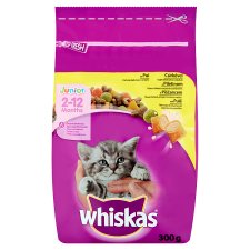 Whiskas Junior száraztáp csirkehússal junior macskák számára 300 g