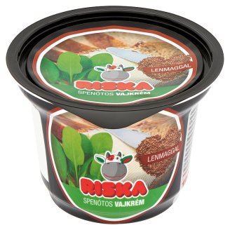 Riska spenótos vajkrém lenmaggal 180 g