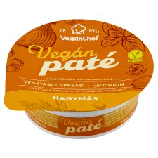 VeganChef Vegán Paté Vegetable Spread with Pieces of Vegetable and Onion 110 g