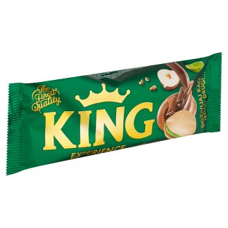 King Experience pisztáciás és mogyorós jégkrém pisztáciás öntettel 110 ml