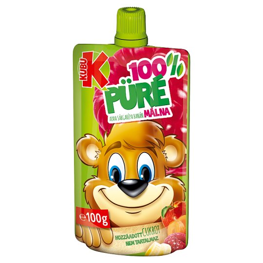 Kubu rostos alma-sárgarépa-banán-málna püré 100 g