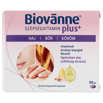 Biovanne Szépségvitamin plus+ étrend-kiegészítő kapszula 90 db 64,35 g