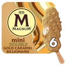 Magnum Mini Multipack Ice Cream Double Gold Caramel 6 x 55 ml (330 ml)