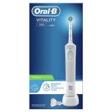 Oral-B Vitality 100 Elektromos Fogkefe, Fehér, Braun Vezérléssel