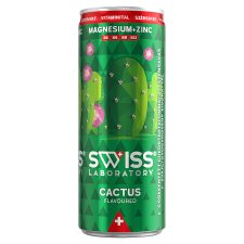 Swiss Laboratory Fizzy Vitamin Drink fügekaktusz ízű ital svájci fűszernövény kivonatokkal 250 ml