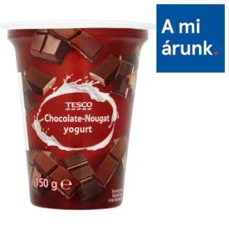Tesco mogyorós-csokoládés joghurt 150 g