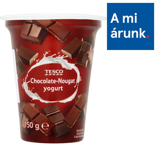Tesco mogyorós-csokoládés joghurt 150 g