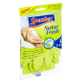 Spontex Natur Fresh gumikesztyű L-es méret