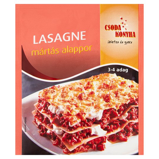 Csoda Konyha lasagne mártás alappor 48 g