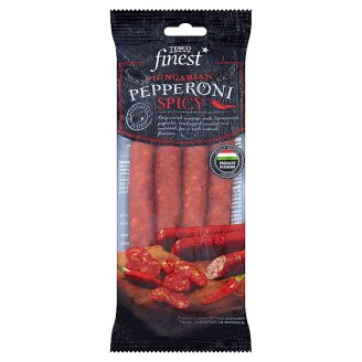 Tesco Finest csípős snack kolbász 100 g