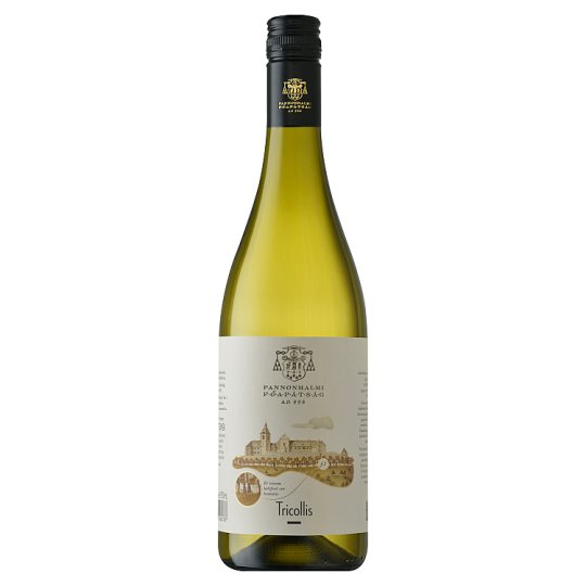 Pannonhalmi Tricollis Fehér száraz fehérbor 13% 0,75 l