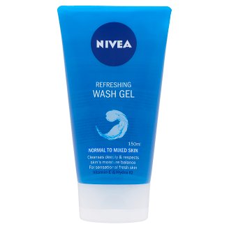 NIVEA frissítő arclemosó zselé normál és vegyes bőrre E-vitaminnal és Hydra IQ-val 150 ml