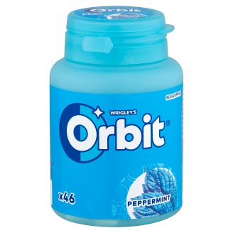 Orbit Peppermint mentaízű cukormentes rágógumi édesítőszerrel 46 db 64 g