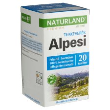 Naturland Premium Alpine Herb Tea Mix 20 Tea Bags 20 g