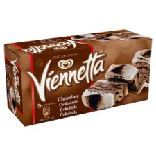 Viennetta csokoládés és fehércsokoládés jégkrém kakaós bevonó rétegekkel 650 ml