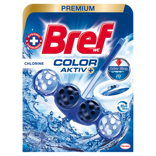 Bref Color Aktiv Chlorine Toilet Block 50 g