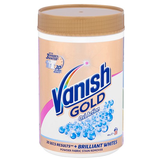 Vanish Gold Oxi Action Powder Fabric Stain Remover for Whites 20 Washes 625 g
