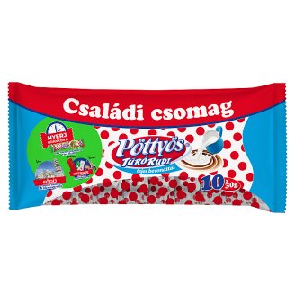 Pöttyös Túró Rudi natúr túródesszert tejes bevonattal 10 x 30 g