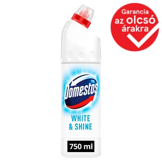 DOMESTOS Extended Power fertőtlenítő hatású folyékony tisztítószer White & Shine 750 ml