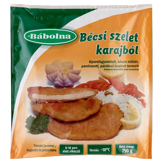 Bábolna gyorsfagyasztott bécsi szelet karajból 750 g