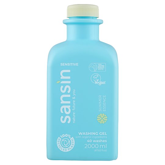Sansin Summer Essence Sensitive Universal Washing Gel 40 Washes 2000 ml