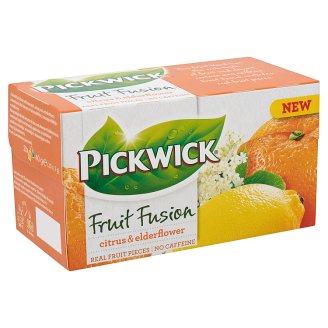 Pickwick Fruit Fusion gyümölcstea citrom- és narancshéjjal és bodzavirággal ízesítve 20 filter 40 g
