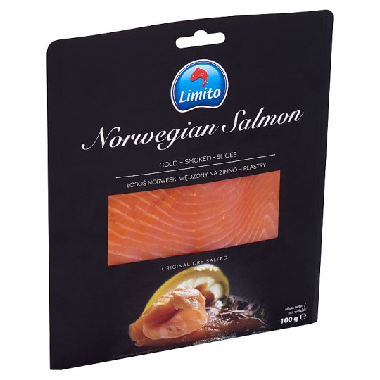 Limito prémium hidegen füstölt, norvég lazac szeletek 100 g