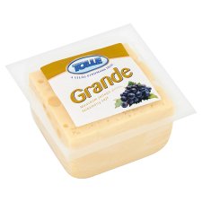 Tolle Grande Maasdam jellegű zsíros, félkemény, darabolt sajt