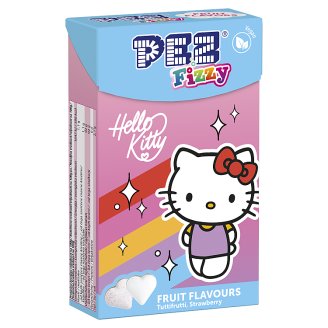 Pez Fizzy Hello Kitty gyümölcsízű pezsgő hatású cukorka 30 g