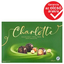 Charlotte csokoládéval bevont desszert egész mogyoróval 225 g