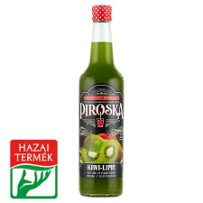 Piroska Kiwi-Lime Flavoured Fruit Syrup with Sugar and Sweetener 0,7 l