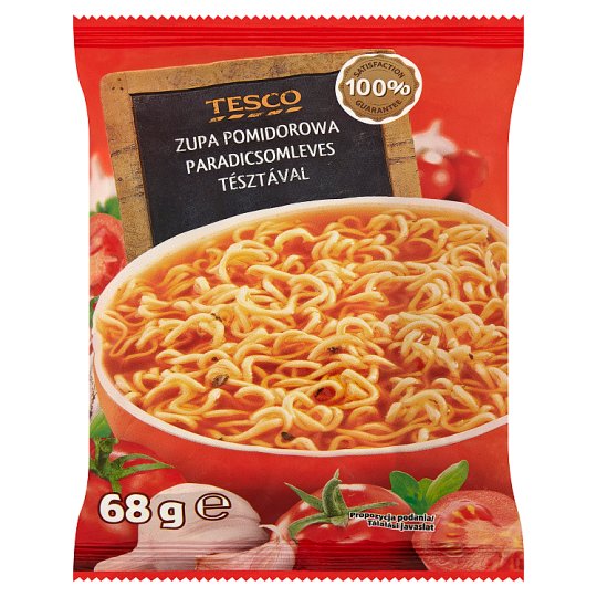 Tesco paradicsomleves tésztával 68 g