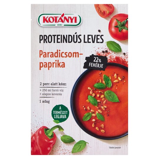 Kotányi paradicsom-paprika proteindús leves 25 g