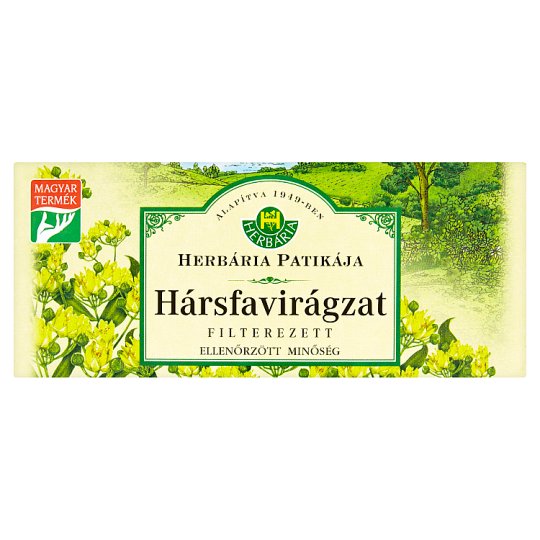 Herbária Patikája hársfavirágzat tea 25 filter 37,5 g