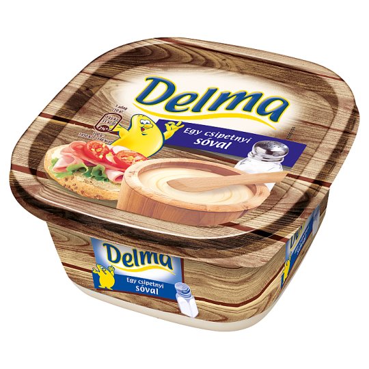 Delma light enyhén sós csészés margarin 500 g