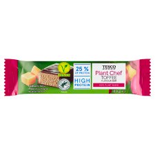 Tesco Plant Chef Toffee Flavour Bar 40 g