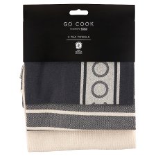 Go Cook Tea Towel 3 pcs