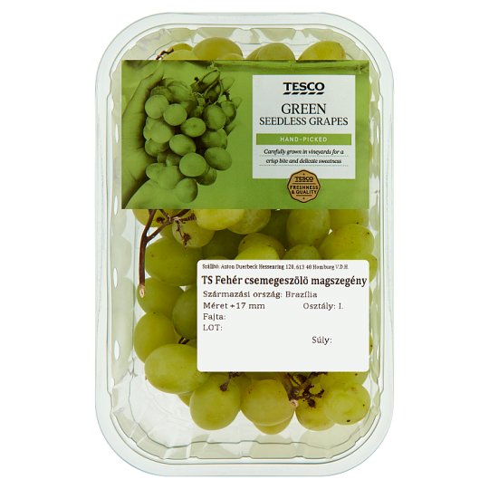 Tesco magszegény fehér csemegeszőlő 500 g