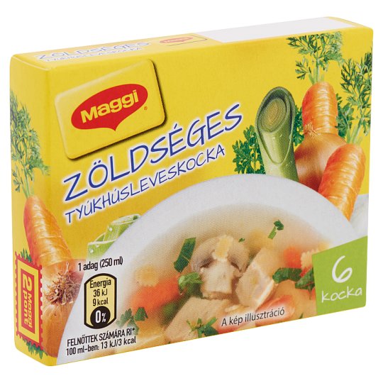 Maggi Zöldséges Tyúkhúsleveskocka 66 g