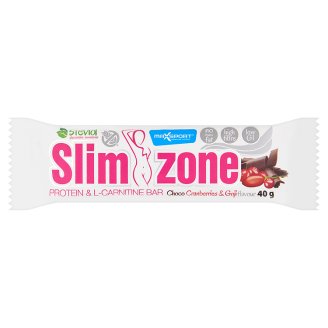 MaxSport Slim Zone protein szelet kakaós bevonóval áfonyával, gojival cukorral & édesítőszerrel 40 g