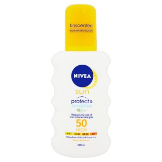 NIVEA SUN Protect & Sensitive napozó spray FF 50 200 ml
