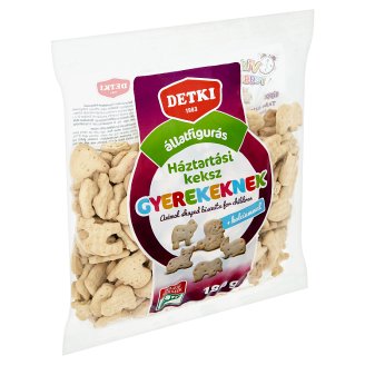 Detki állatfigurás háztartási keksz gyerekeknek kalciummal 180 g